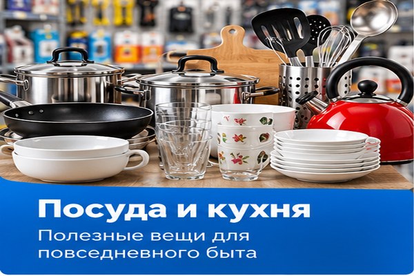 Посуда и товары для кухни